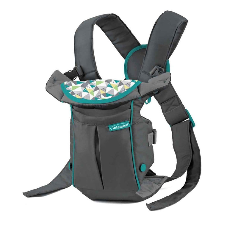 Infantino Swift Classic Bib Carrier grey baby carrier - British product