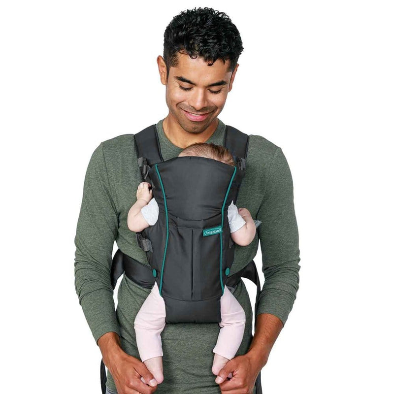 Infantino Swift Classic Bib Carrier grey baby carrier - British product