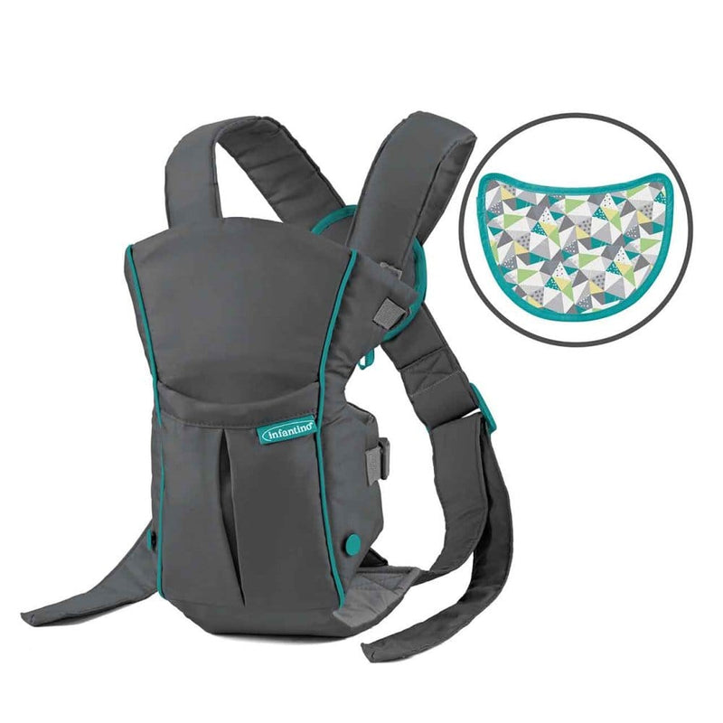 Infantino Swift Classic Bib Carrier grey baby carrier - British product