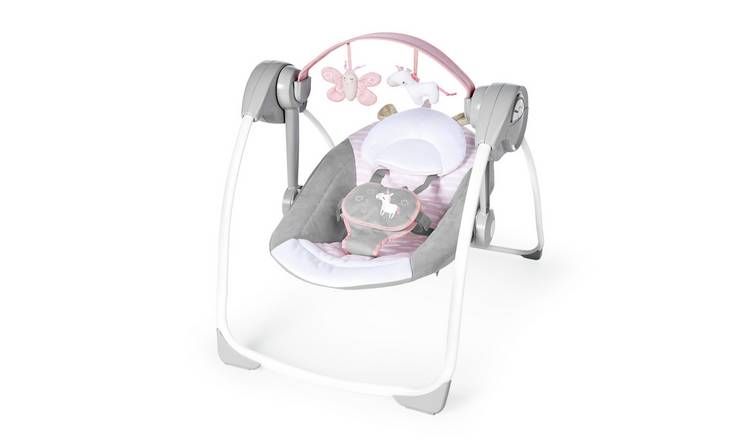 Oppfinnsomhet Portable Baby Swing - Flora The Unicorn