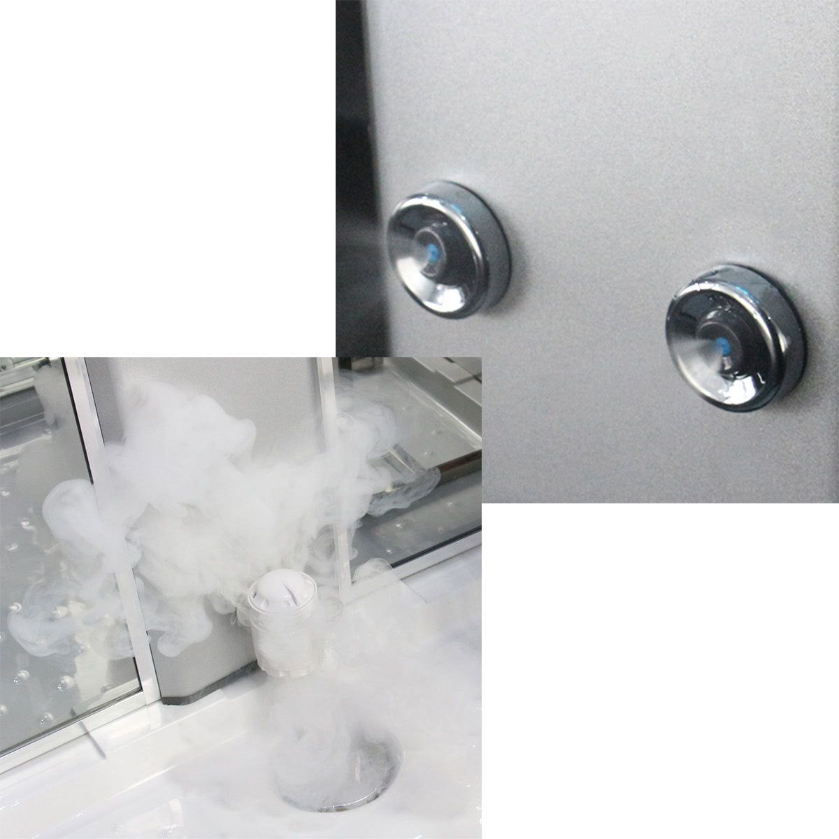 Insignia Diamond 1050 x 850mm Rectangular Steam Shower in 2 Colours
