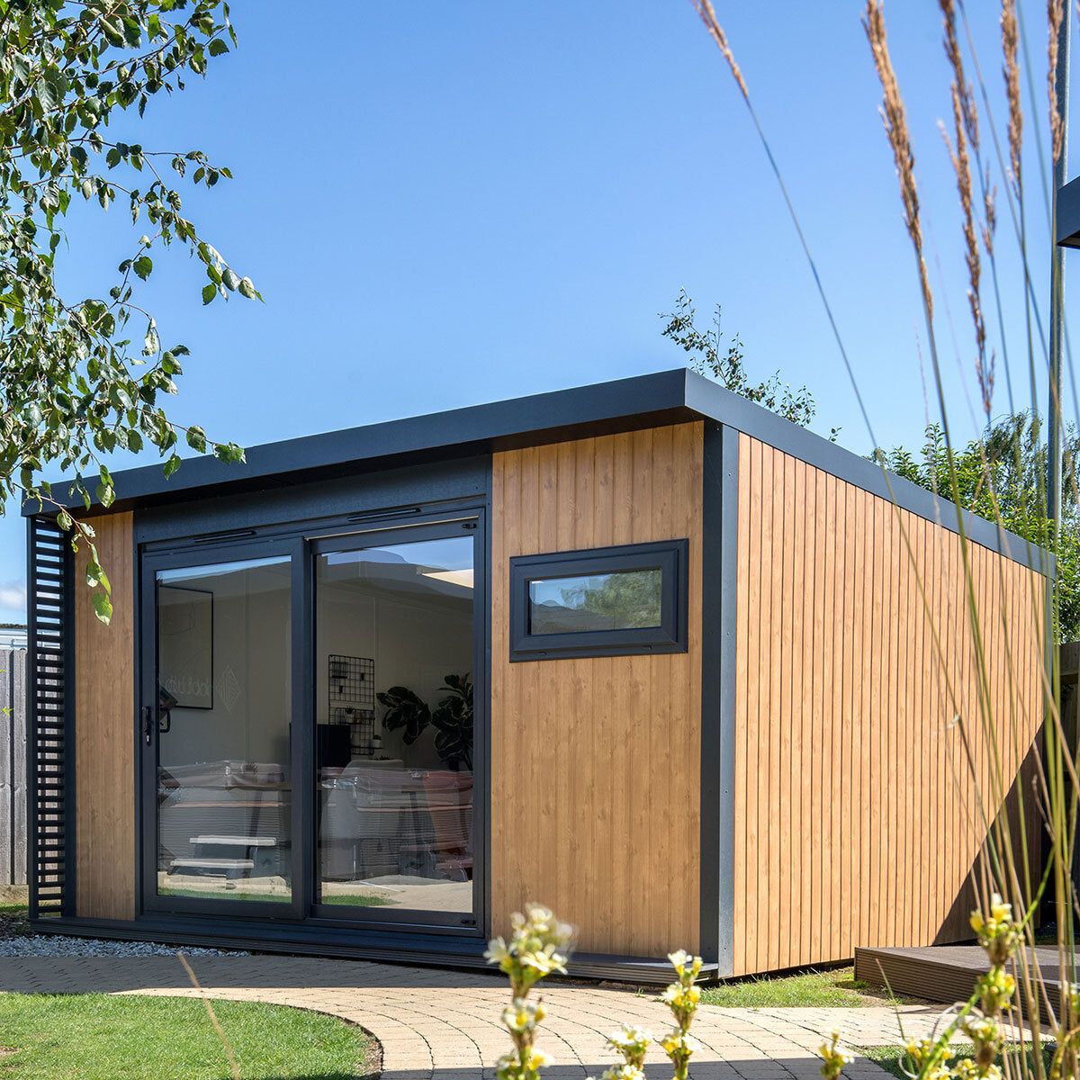 Installed Green Retreats Basebox Plus Garden Room 3.6m x 3.6m