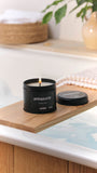 Intergalactic single wick scented candle tin, imported from the UK