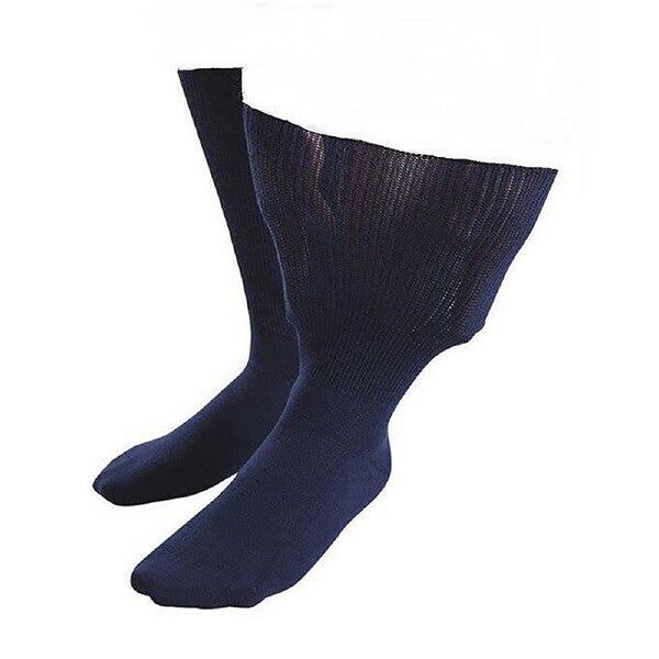 IOMI Extra Wide Soft Cotton Oedema Socks 9-11 UK Navy / 1EA