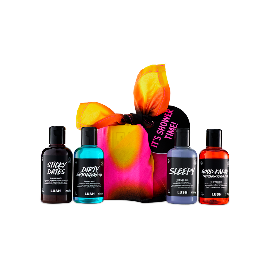 Lush It's Shower Time gift set, imported from the UK