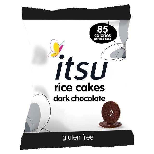 Itsu Dark Chocolate Rice Cakes   34g