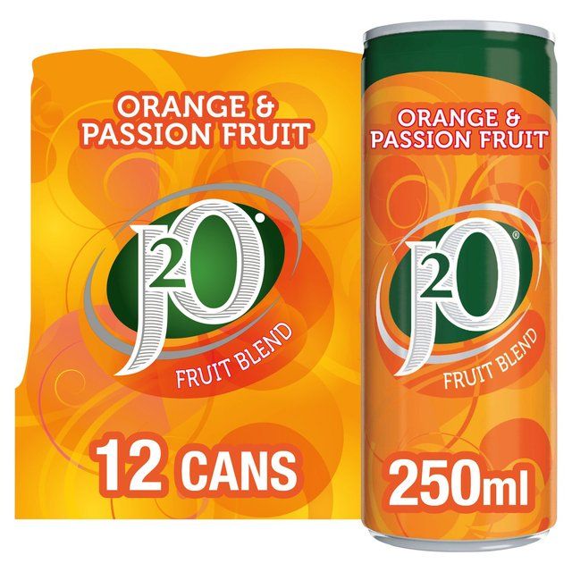 J2O Orange &amp;amp; Passionfruit   12 x 250ml