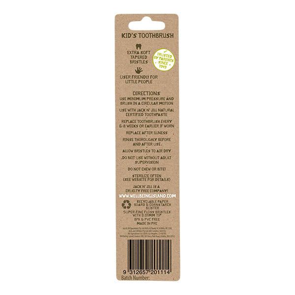Jack N' Jill Kids Biodegradable Toothbrush Monkey