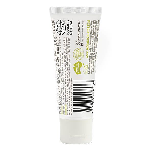 Jack N' Jill Natural Certified Kids fogkrém ízmentes