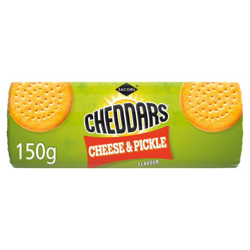 Jacobs Cheddars Ost &amp; Pickle Flavor 150g