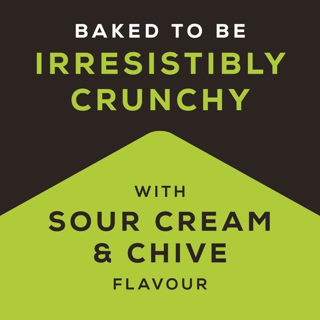 Jacob's Cracker Crisps Sour Cream &amp;amp; Chive Snacks Sharing Bag   150g