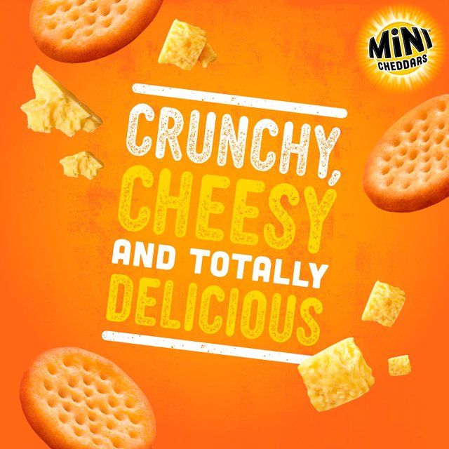 Jacob's Mini Cheddars Original Baked Snacks Multipack 6 csomagonként