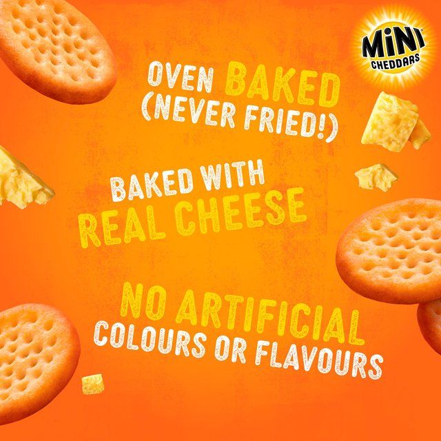Jacob's Mini Cheddars Original Baked Snacks Multipack 6 csomagonként