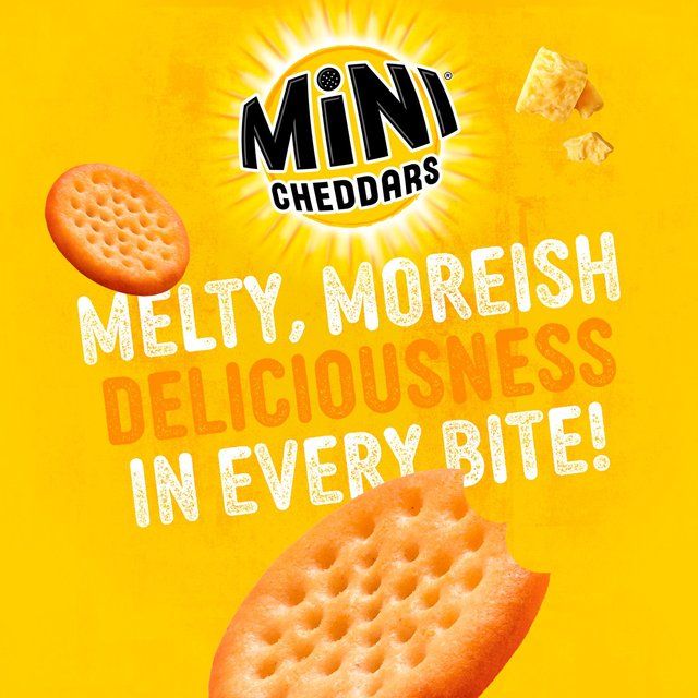 Jacob's Mini Cheddars Original Baked Snacks Multipack 6 csomagonként