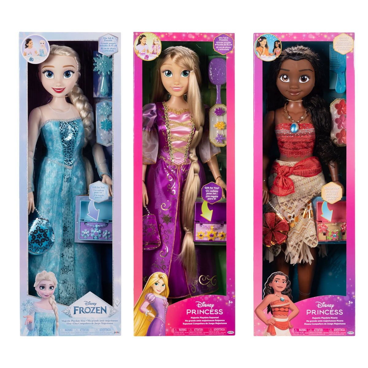 Jakks Pacific Majestic Playdate Doll - Rapunzel (3+ Years)