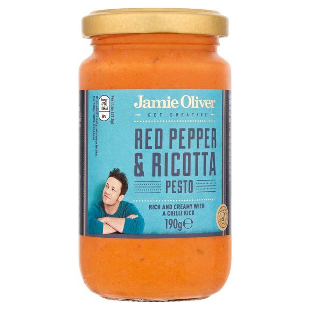 Jamie Oliver Red Pepper &amp;amp; Ricotta Pesto   190g