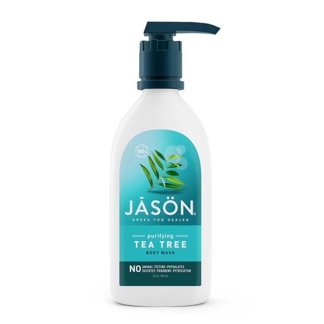 Jason Vegan Tea Tree Satin Body Wash Pump   887ml