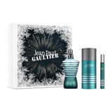 Jean Paul Gaultier Le Male EDT 75ml Deodorant 150ml Travel Spray 10ml Gift Set