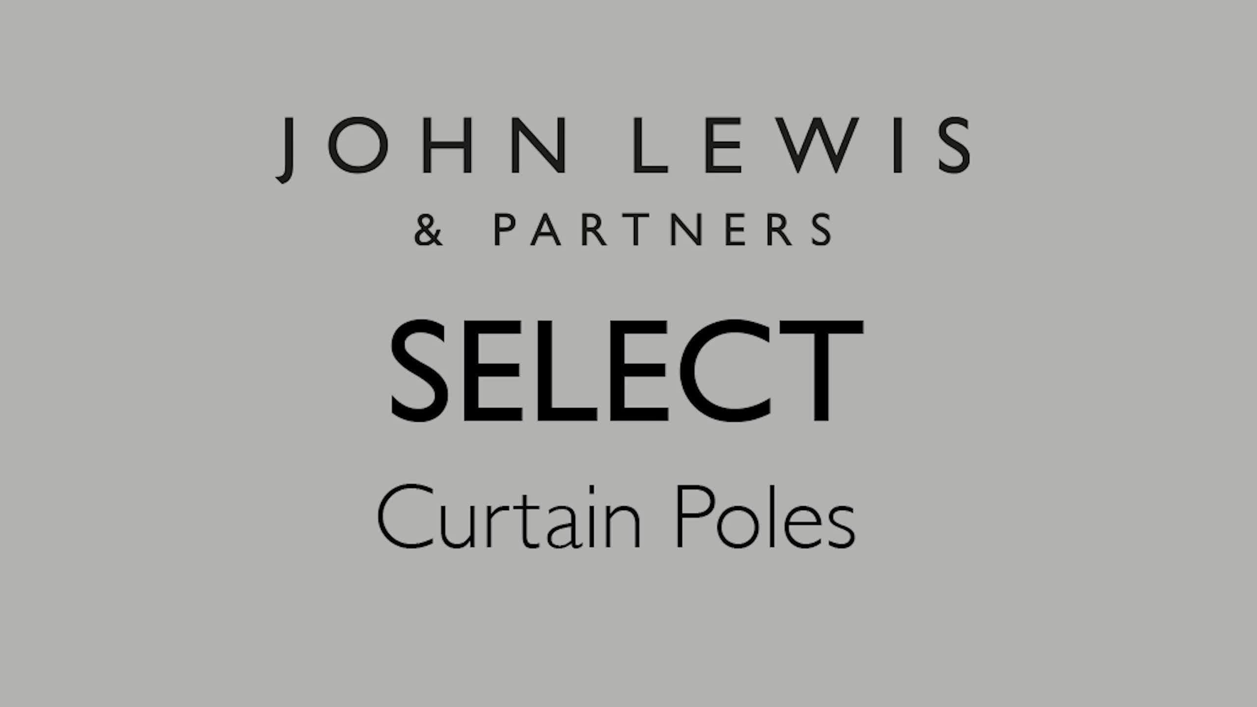 John Lewis curtain pole disc finial 30mm - British product