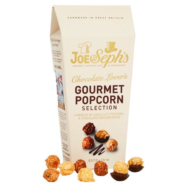 Joe &amp;amp; Seph's Chocolate Lovers Gourmet Popcorn Box   105g