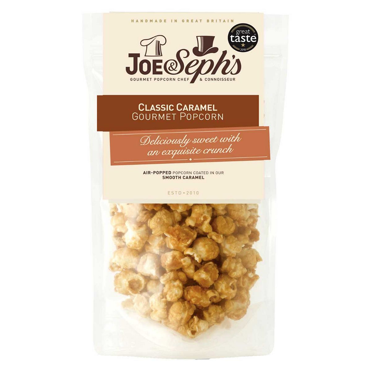 Joe &amp;amp; Seph&amp;rsquo;s Classic Caramel Gourmet Popcorn, 80g