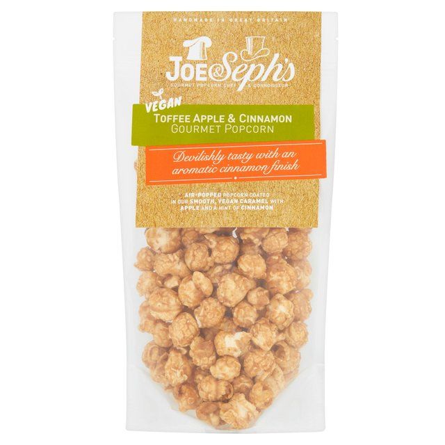 Joe &amp; Seph's Popcorn Vegan Toffee Apple &amp; Kanel 80 g