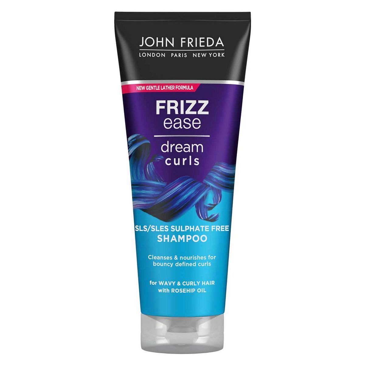 John Frieda Frizz Ease Dream Curls SLS/SLES Sulphate Free Shampoo 250ml for Naturally Wavy &amp;amp; Curly Hair