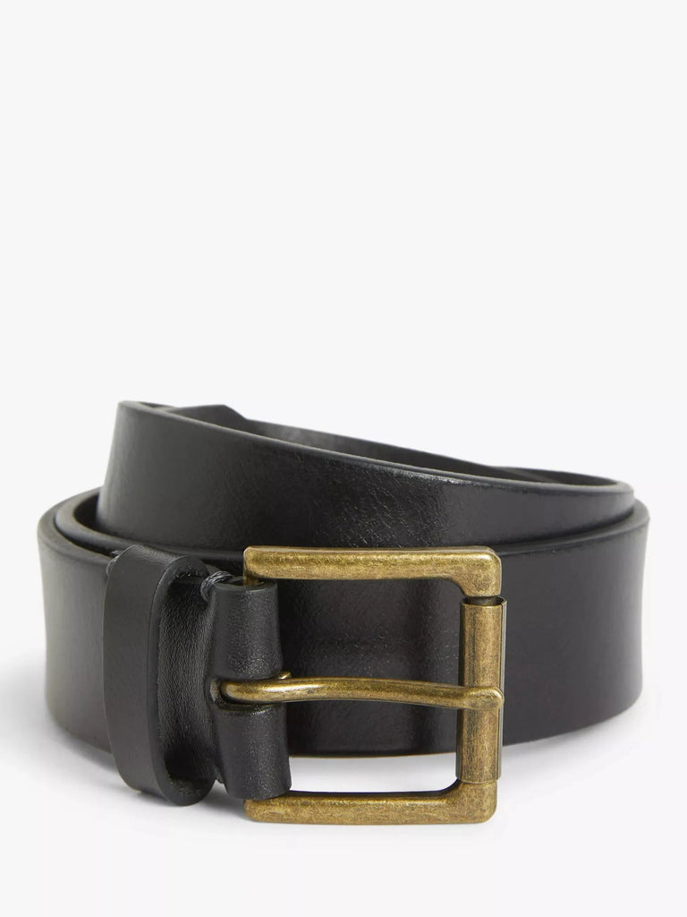 John Lewis 35mm Roller Buckle Leather Belt