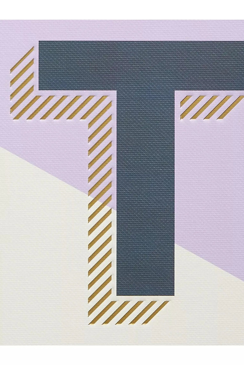 John Lewis A5 Colour Block Initial Notebook