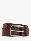 John Lewis Made in Italy 35mm Stitched Leather Belt