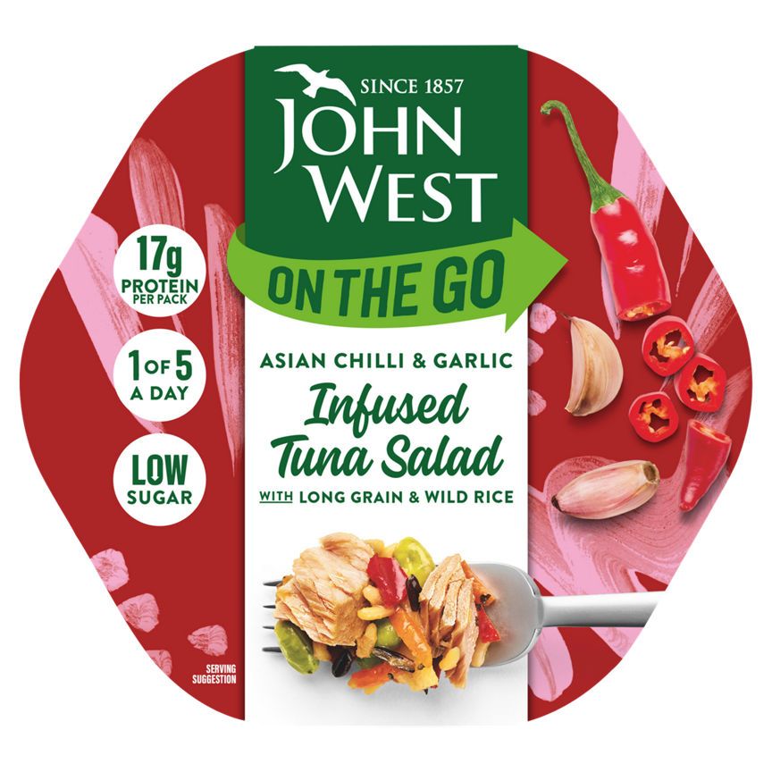 John West On The Go Asian Chili &amp; Tunfisksalat med hvitløk