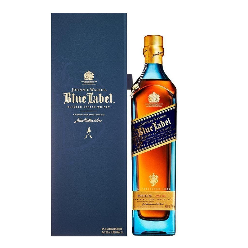 Johnnie Walker Blue Label Scotch Whisky 70cl, imported from the UK