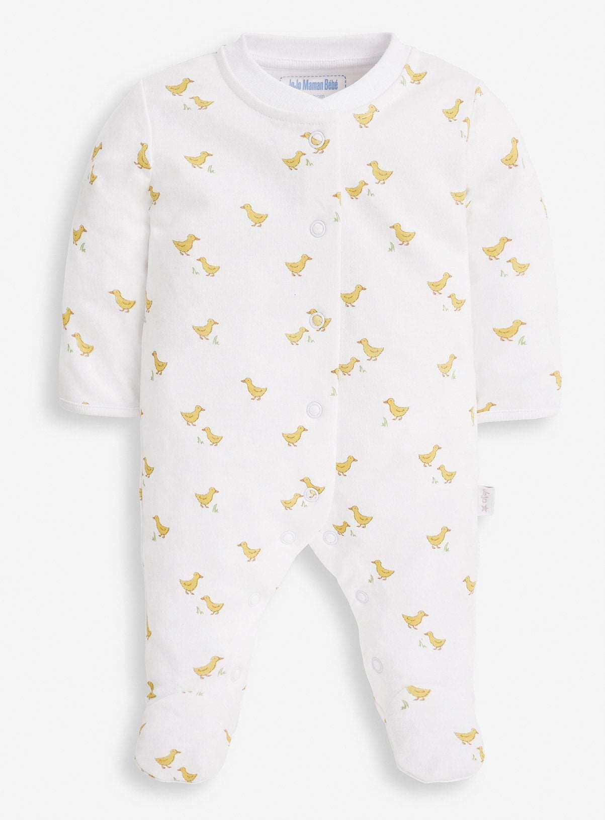 JOJO MAMAN B&Eacute;B&Eacute; 2-delt sovedress &amp; Velourjakkesett Newborn