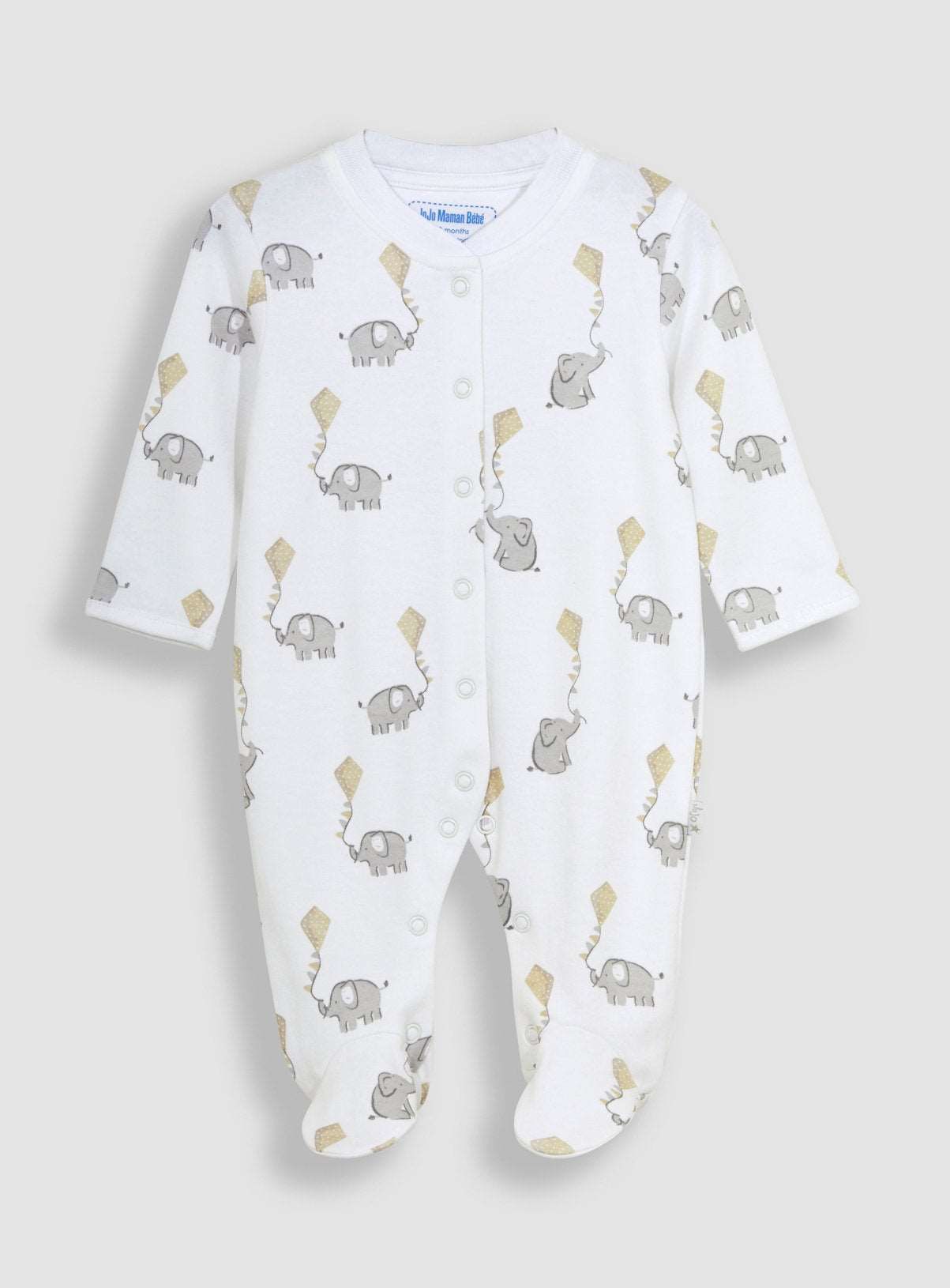 JOJO MAMAN B&amp;Eacute;B&amp;Eacute; 3 Pack Sleepsuit, Hat &amp;amp; Bib Set 3-6 months