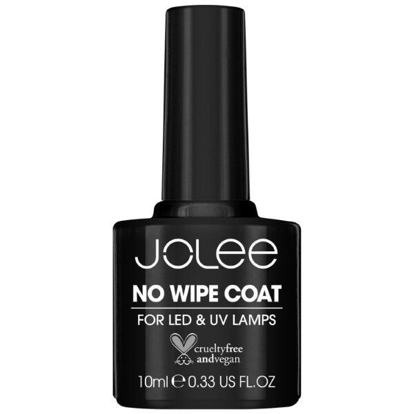 JoLee No Wipe átlátszó fedőlakk gél körömlakkhoz 10ml