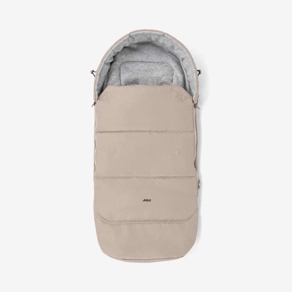 Joolz universal footmuff in sandy taupe, UK version