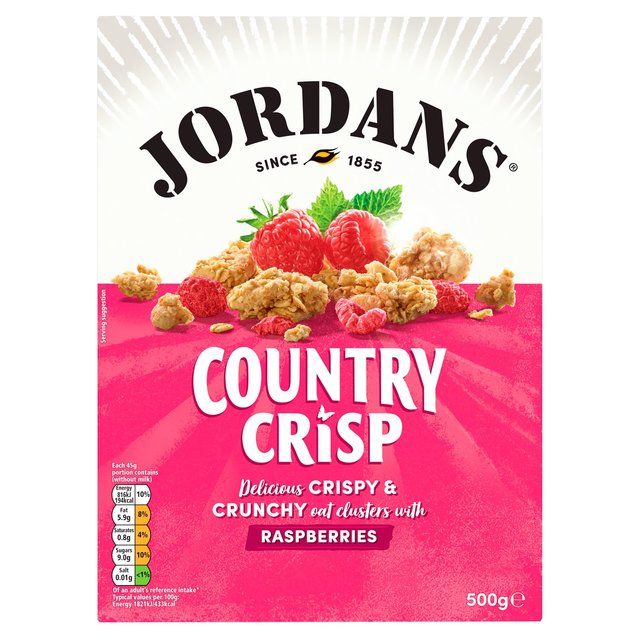 Jordans Country Crisp Raspberry Breakfast Cereal   500g Default Title