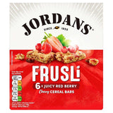 Jordans Red Berries Frusli Μπάρες Δημητριακών 6 x 30γρ