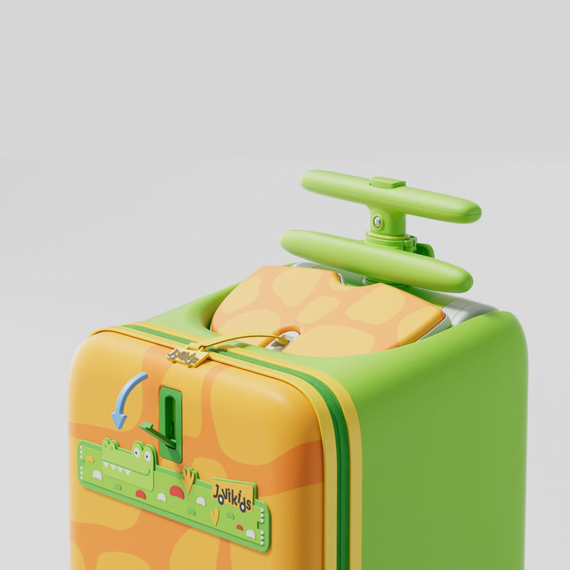 Jovikids JoyRide children's ride-on suitcase green, UK version