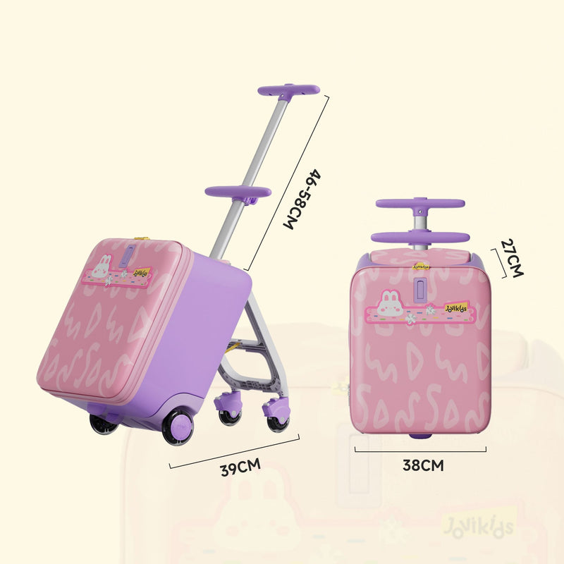 Jovikids JoyRide 3-in-1 ride-on suitcase pink, UK version