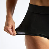 Jude Absorbent Leak Proof Underwear, Black, High Waist, Size XL