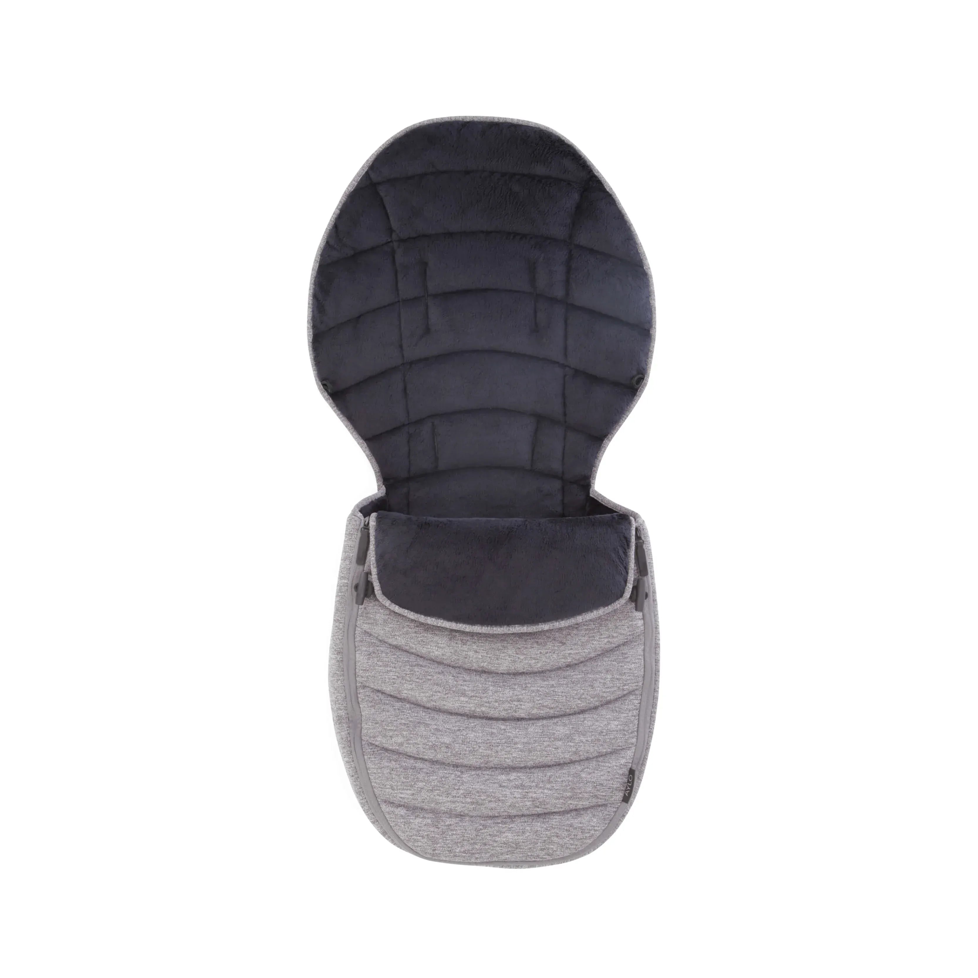 Junior Jones universal stroller footmuff in grey marl - British product