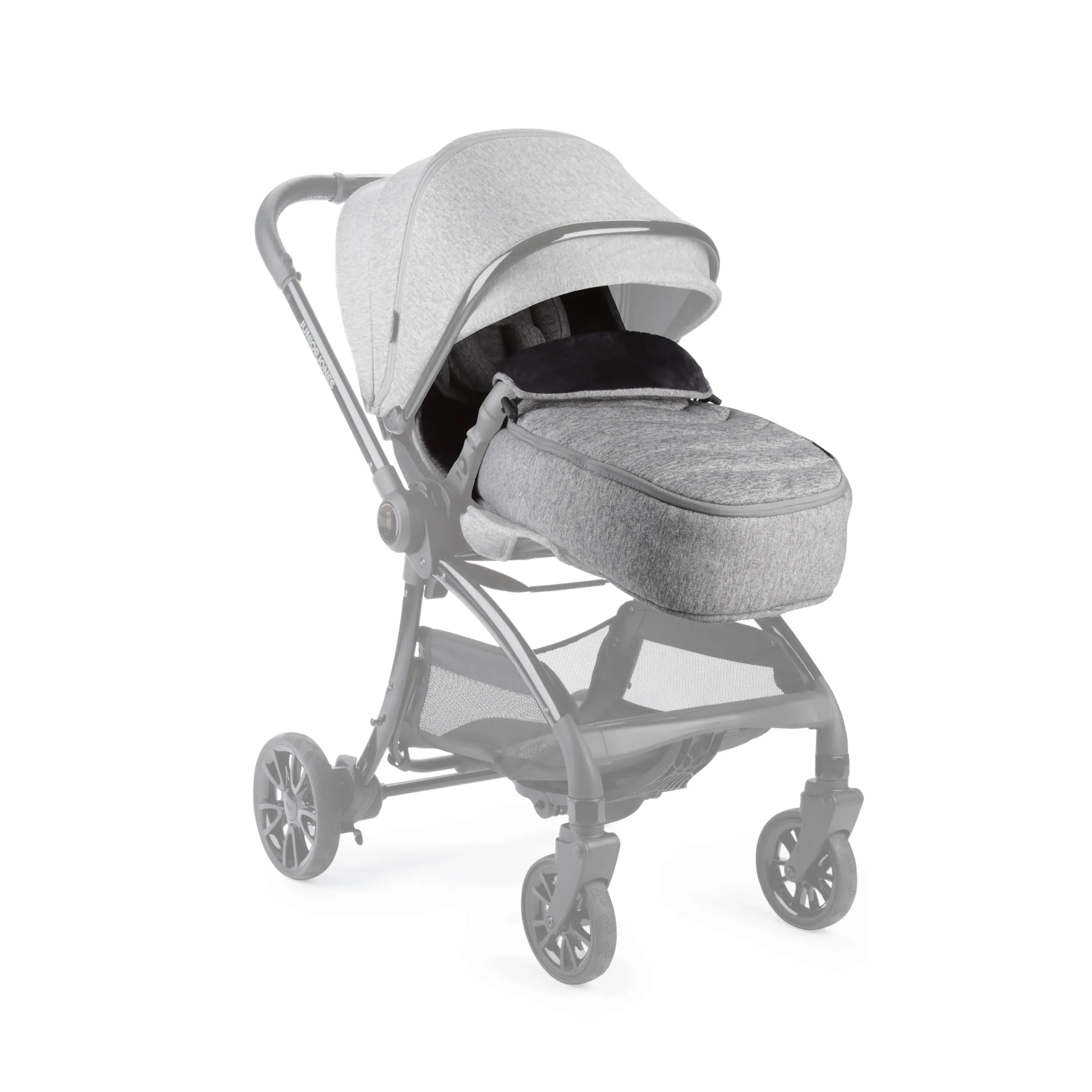 Junior Jones universal stroller footmuff in grey marl - British product