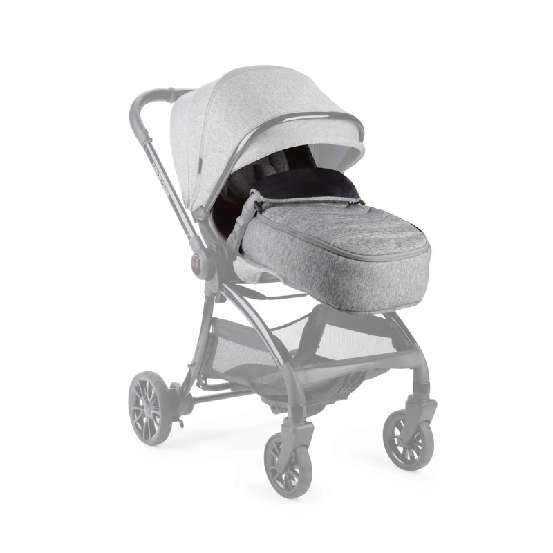 Junior Jones universal stroller footmuff in grey marl - British product