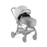 Junior Jones universal stroller footmuff in grey marl - British product