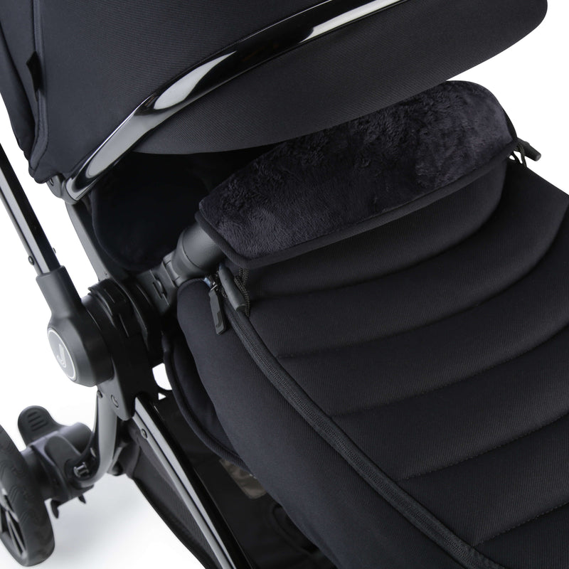 Junior Jones Aylo stroller footmuff Rich Black - British product
