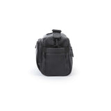 Junior Jones changing bag black faux leather with swaddles, UK version