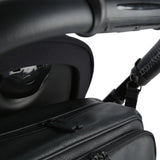 Junior Jones changing bag black faux leather with swaddles, UK version