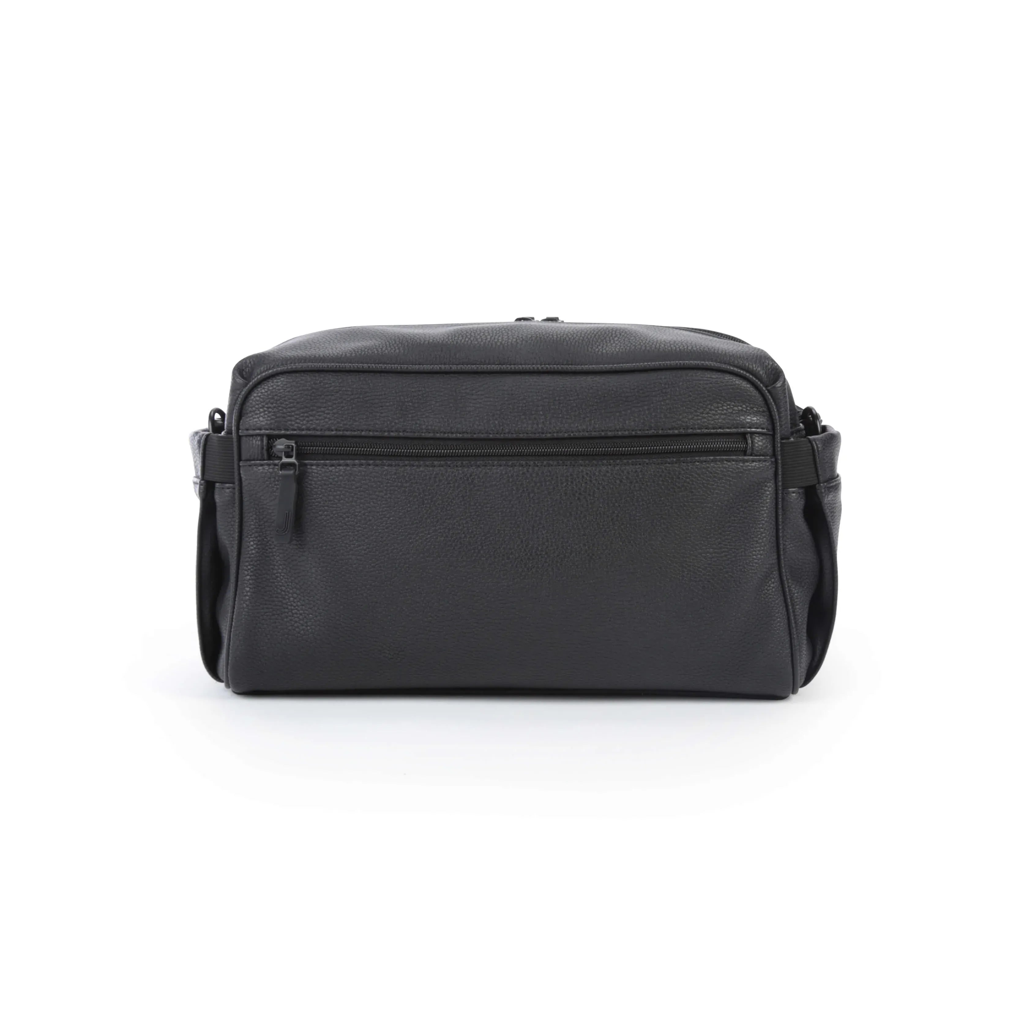 Junior Jones changing bag black faux leather with swaddles, UK version