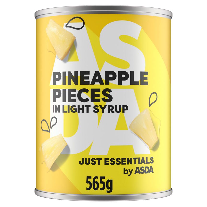 ASDA JUST ESSENTIALS Ananászdarabok világos szirupban